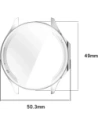 Wholesale Bizon Case Watch Felipe OnePlus Watch 3 / Oppo Watch X2 silver - BIZ8834 - {ean13} - Hurt