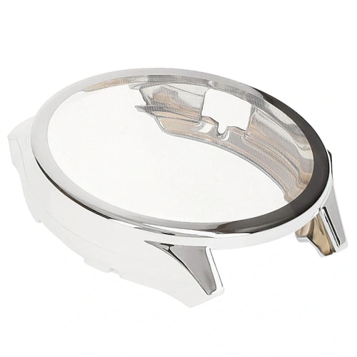 Etui z osłoną ekranu Bizon Case Watch Felipe do OnePlus Watch 3 / Oppo Watch X2 srebrne