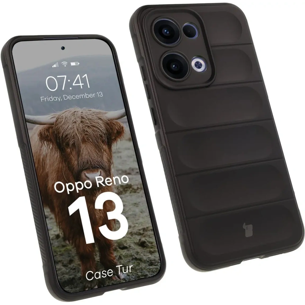 Hurtownia GSM - Pancerne etui Bizon Case Tur do Oppo Reno13 czarne - BIZ8836 - {ean13} - Hurt