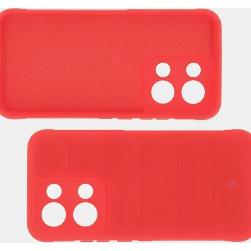 Pancerne etui Bizon Case Tur do Oppo Reno13 czerwone