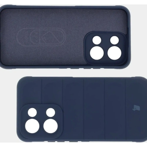 Pancerne etui Bizon Case Tur do Oppo Reno13 granatowe
