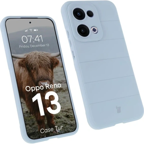 Pancerne etui Bizon Case Tur do Oppo Reno13 jasnoniebieskie