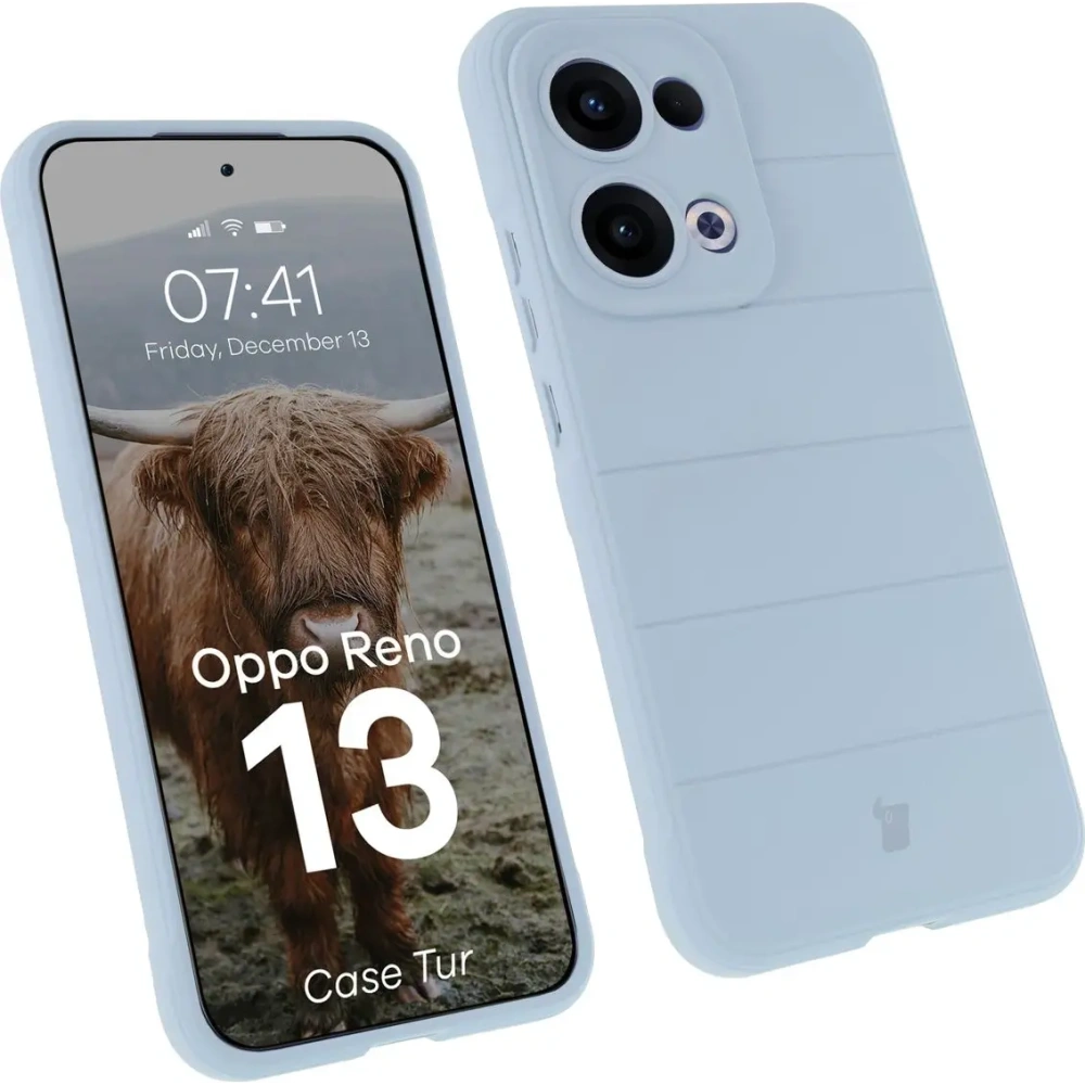 Hurtownia GSM - Bizon Caz Tur Oppo Reno13 albastru deschis - BIZ8839 - {ean13} - Hurt