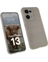 Carcasă Bizon Tur pentru Oppo Reno13, gri deschis