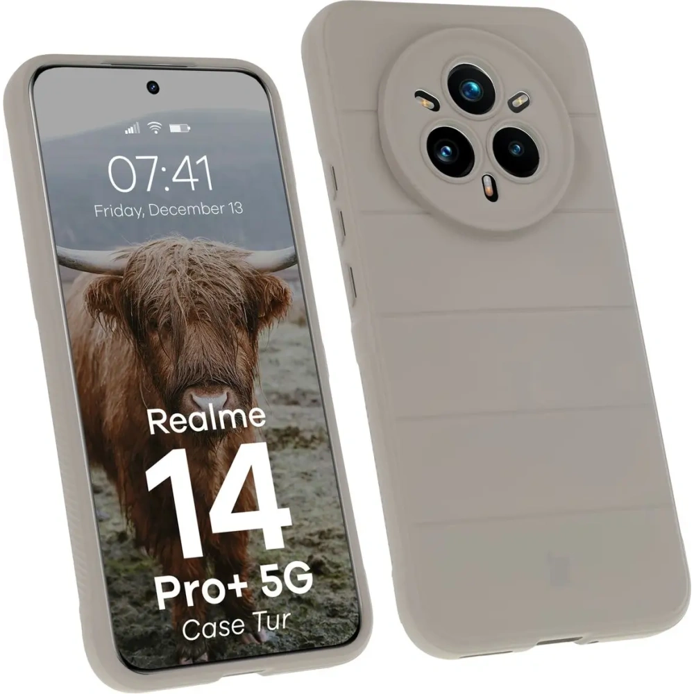 Hurtownia GSM - Pancerne etui Bizon Case Tur do Realme 14 Pro+ Plus 5G jasnoszare - BIZ8842 - {ean13} - Hurt