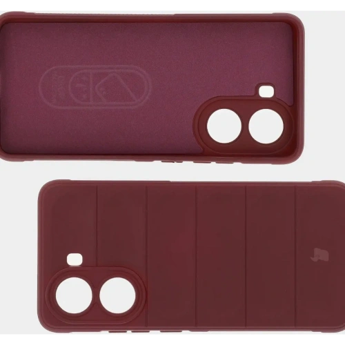 Pancerne etui Bizon Case Tur do Xiaomi Poco X7 Pro ciemnofioletowe