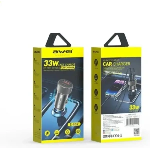 Wholesale AWEI C-857 33W USB-A, USB-C car charger brown - AWEI240 - {ean13} - Hurt