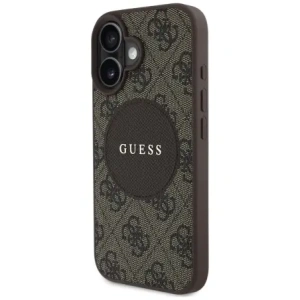 Wholesale Guess 4G Circle Classic Logo MagSafe Apple iPhone 16 brown - GUE4475 - {ean13} - Hurt