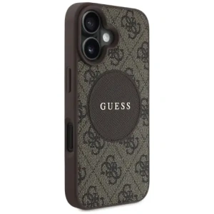 Wholesale Guess 4G Circle Classic Logo MagSafe Apple iPhone 16 brown - GUE4475 - {ean13} - Hurt
