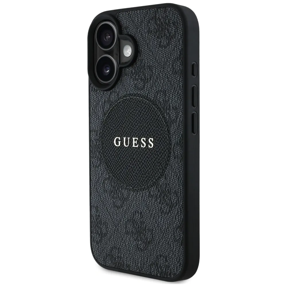 Hurtownia GSM - Etui Guess 4G Circle Classic Logo MagSafe do Apple iPhone 16 czarny - GUE4476 - {ean13} - Hurt