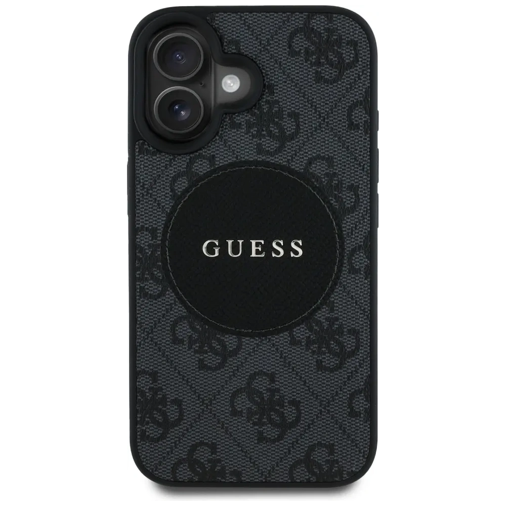 Wholesale Guess 4G Circle Classic Logo MagSafe Apple iPhone 16 black - GUE4476 - {ean13} - Hurt