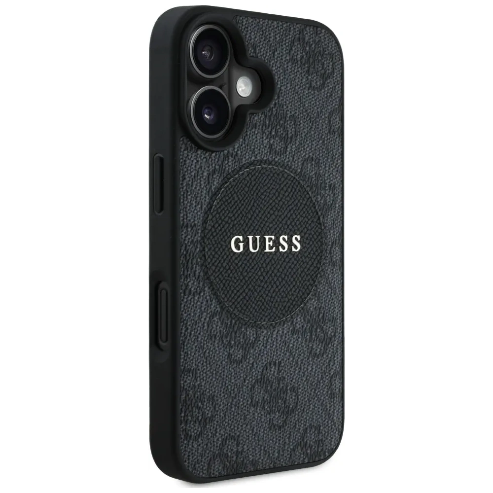 Wholesale Guess 4G Circle Classic Logo MagSafe Apple iPhone 16 black - GUE4476 - {ean13} - Hurt