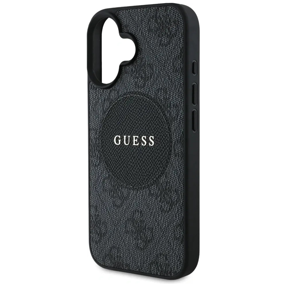 Wholesale Guess 4G Circle Classic Logo MagSafe Apple iPhone 16 black - GUE4476 - {ean13} - Hurt