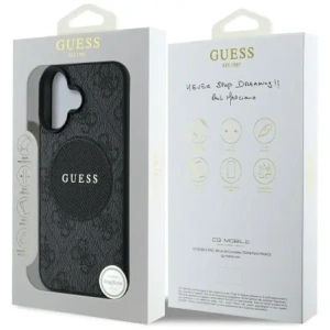 Hurtownia GSM - Guess 4G Circle Classic Logo MagSafe Apple iPhone 16 fekete - GUE4476 - {ean13} - Hurt