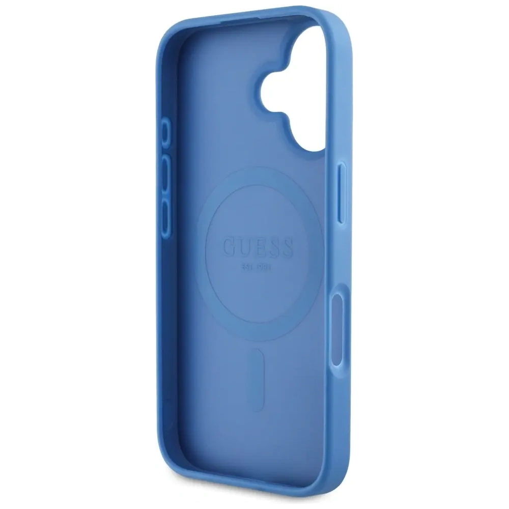 Hurtownia GSM - Guess 4G Circle Classic Logo MagSafe Apple iPhone 16 kék - GUE4477 - {ean13} - Hurt