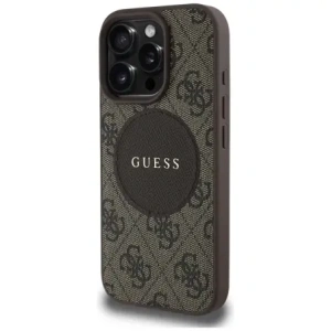 Wholesale Guess 4G Circle Classic Logo MagSafe Apple iPhone 16 Pro brown - GUE4478 - {ean13} - Hurt