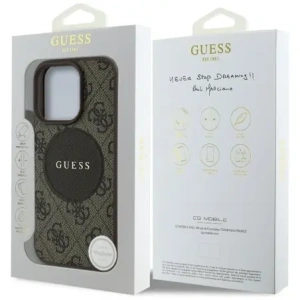 Hurtownia GSM - Guess 4G Circle Classic Logo MagSafe Apple iPhone 16 Pro hnědý - GUE4478 - {ean13} - Hurt