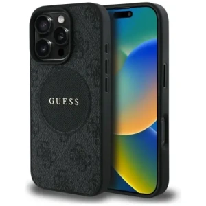 Hurtownia GSM - Guess 4G Circle Classic Logo MagSafe Apple iPhone 16 Pro černá - GUE4479 - {ean13} - Hurt