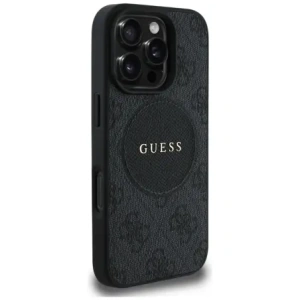 Wholesale Guess 4G Circle Classic Logo MagSafe Apple iPhone 16 Pro black - GUE4479 - {ean13} - Hurt