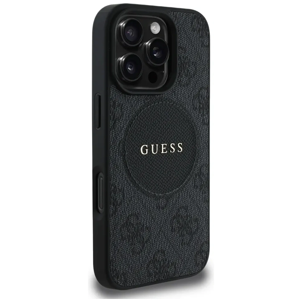 Hurtownia GSM - Guess 4G Circle Classic Logo MagSafe Apple iPhone 16 Pro černá - GUE4479 - {ean13} - Hurt
