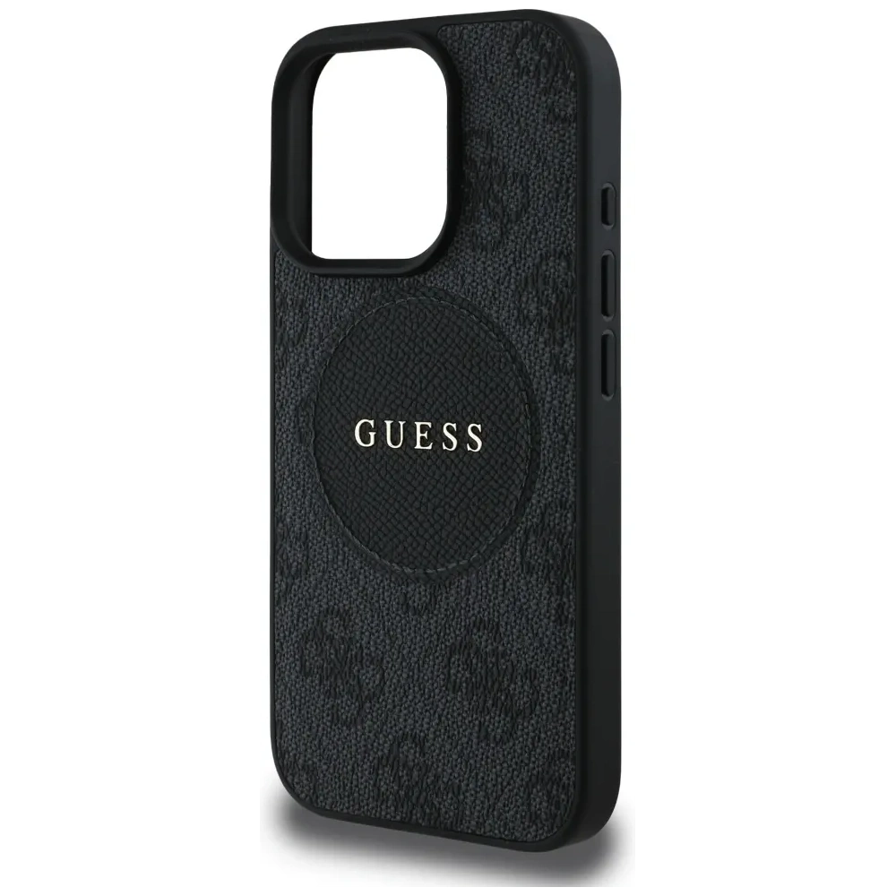 Hurtownia GSM - Guess 4G Circle Classic Logo MagSafe Apple iPhone 16 Pro černá - GUE4479 - {ean13} - Hurt