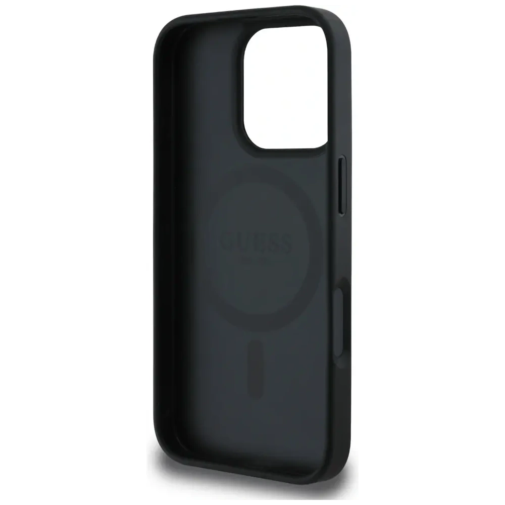 Hurtownia GSM - Guess 4G Circle Classic Logo MagSafe Apple iPhone 16 Pro černá - GUE4479 - {ean13} - Hurt