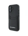 Hurtownia GSM - Karl Lagerfeld HC Grained PU Kartenfach Metall Elong Apple iPhone 16 schwarz - KLD21988 - {ean13} - Hurt
