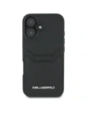 Hurtownia GSM - Karl Lagerfeld HC Grained PU Kartenfach Metall Elong Apple iPhone 16 schwarz - KLD21988 - {ean13} - Hurt