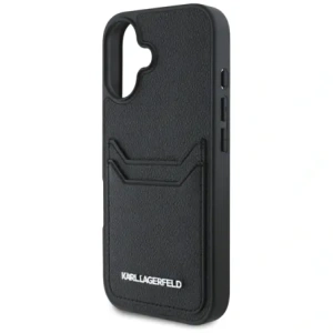 Hurtownia GSM - Karl Lagerfeld HC Grained PU Cardslot Metal Elong Apple iPhone 16 negru - KLD21988 - {ean13} - Hurt