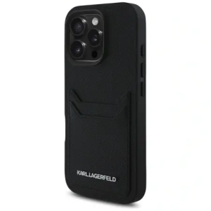 Hurtownia GSM - Karl Lagerfeld HC Grained PU Cardslot Metal Elong Apple iPhone 16 Pro černá - KLD21989 - {ean13} - Hurt