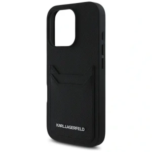 Hurtownia GSM - Karl Lagerfeld HC Grained PU Cardslot Metal Elong Apple iPhone 16 Pro černá - KLD21989 - {ean13} - Hurt