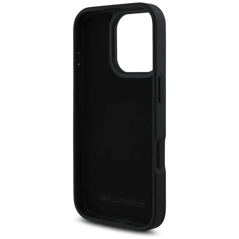 Hurtownia GSM - Karl Lagerfeld HC Grained PU Cardslot Metal Elong Apple iPhone 16 Pro černá - KLD21989 - {ean13} - Hurt