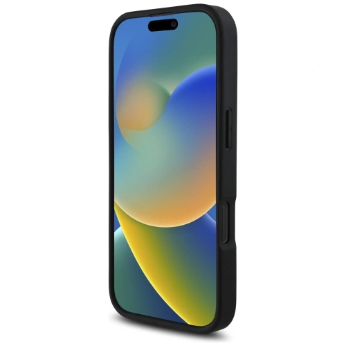 Etui Karl Lagerfeld HC Grained PU Cardslot Metal Elong do Apple iPhone 16 Pro Max czarny