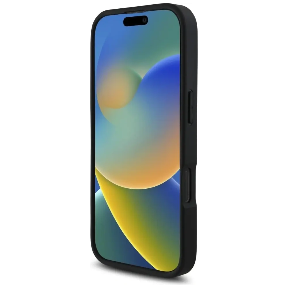 Hurtownia GSM - Karl Lagerfeld HC Grained PU Kártyahely Fém Hosszabbító Apple iPhone 16 Pro Max fekete - KLD21990 - {ean13} - Hurt