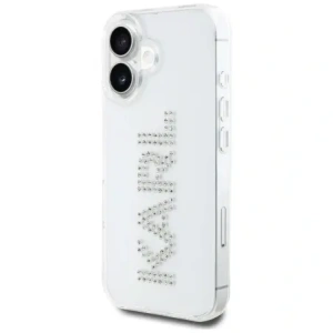 Wholesale Karl Lagerfeld IML Rhinestones Logo Apple iPhone 16 clear - KLD21991 - {ean13} - Hurt