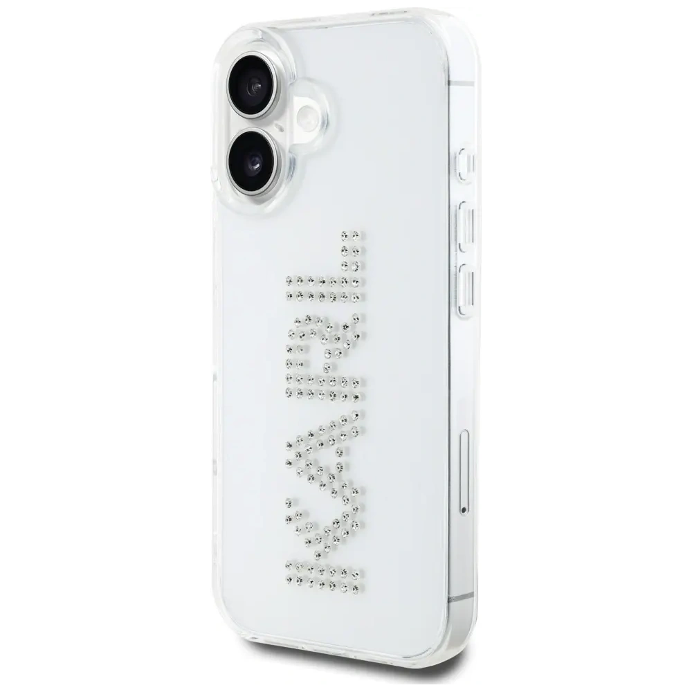 Hurtownia GSM - Karl Lagerfeld IML kamínky logo Apple iPhone 16 průhledný - KLD21991 - {ean13} - Hurt