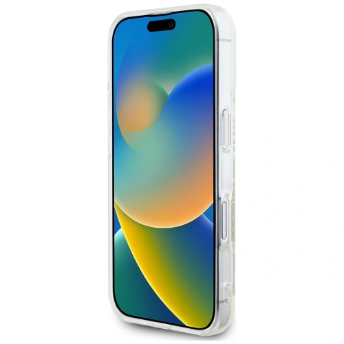 Etui Karl Lagerfeld IML Rhinestones Logo do Apple iPhone 16 przezroczysty