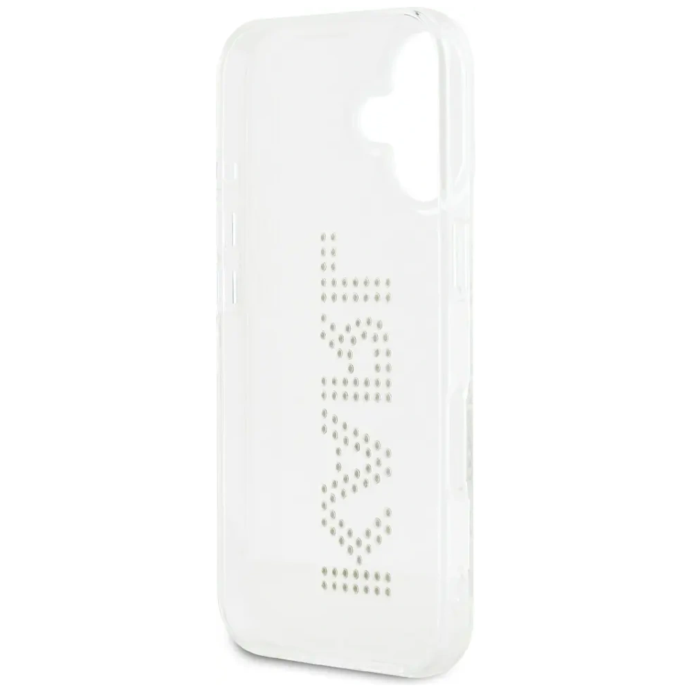 Hurtownia GSM - Karl Lagerfeld IML kamínky logo Apple iPhone 16 průhledný - KLD21991 - {ean13} - Hurt