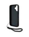 Hurtownia GSM - Karl Lagerfeld Logo inițial matlasat & curea din lanț Apple iPhone 16 negru - KLD21992 - {ean13} - Hurt