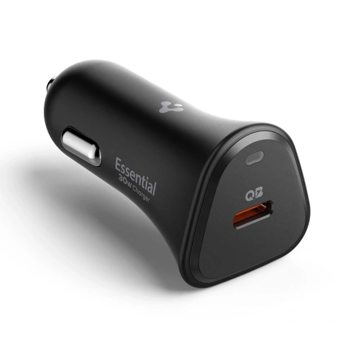 Ładowarka samochodowa Spigen Essential EV301 1-port USB-C Car Charger 30W Black