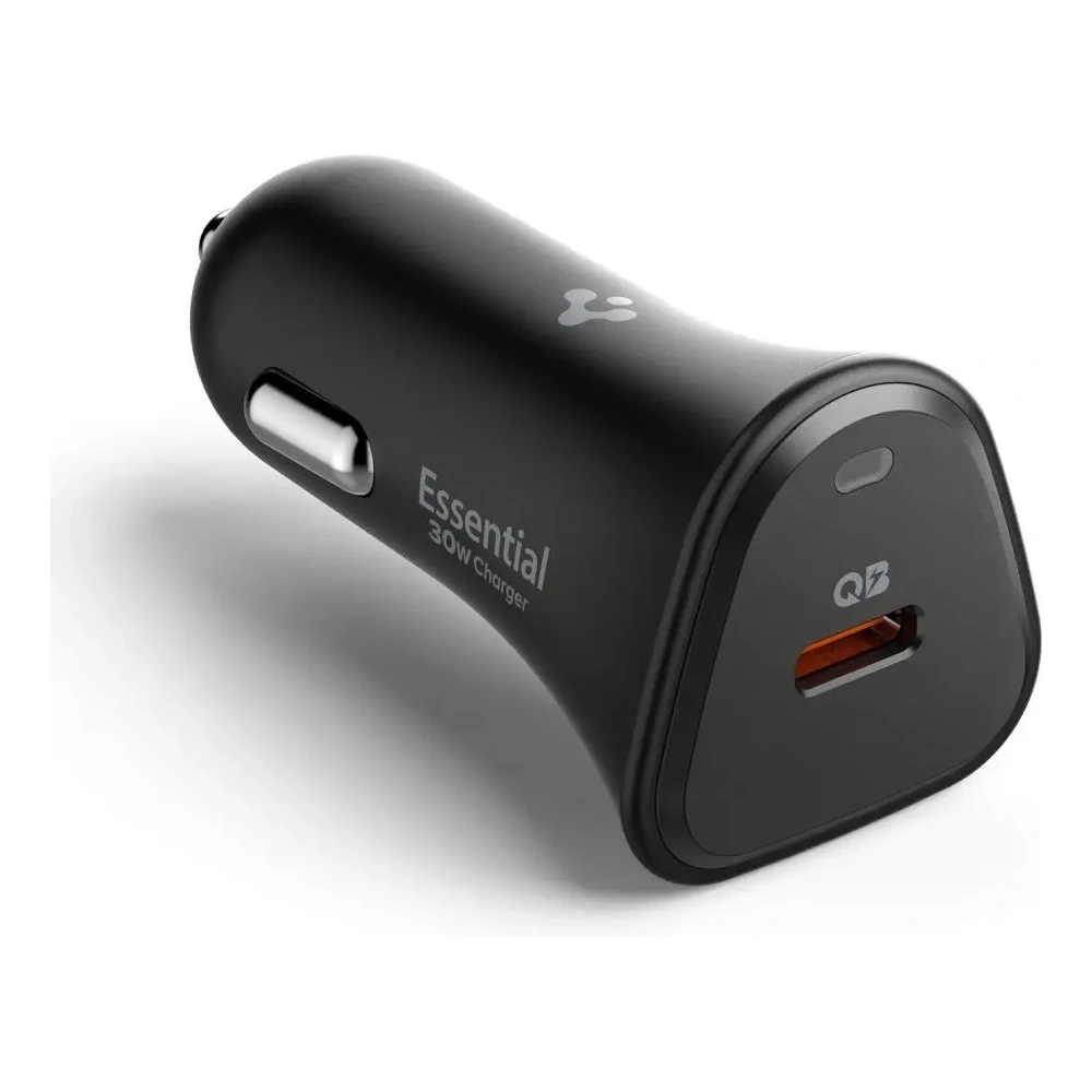 Hurtownia GSM - Spigen Essential EV301 1-port USB-C autós töltő 30W Fekete - SPN16737 - {ean13} - Hurt