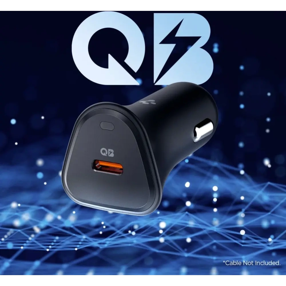 Wholesale Spigen Essential EV301 1-port USB-C Car Charger 30W Black - SPN16737 - {ean13} - Hurt