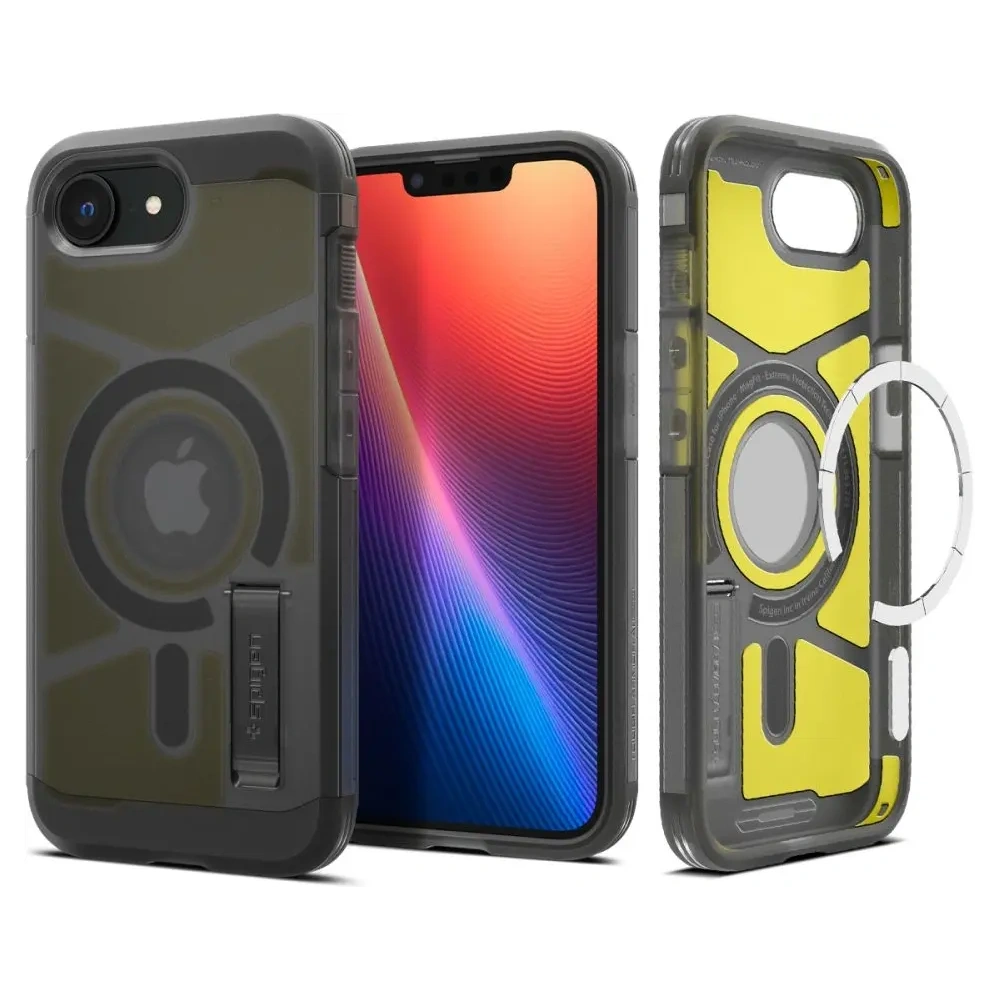 Hurtownia GSM - Spigen Tough Armor Mag MagSafe Apple iPhone 16e Fagyott Fekete - SPN16738 - {ean13} - Hurt