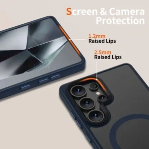 Wholesale Tech-Protect Magmat MagSafe Galaxy S25 Ultra Matte Navy - THP4037 - {ean13} - Hurt