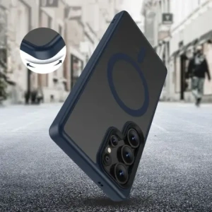 Wholesale Tech-Protect Magmat MagSafe Galaxy S25 Ultra Matte Navy - THP4037 - {ean13} - Hurt