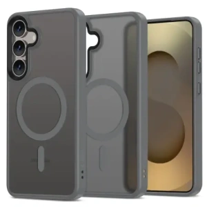 Wholesale Tech-Protect Magmat MagSafe Galaxy S25 Matte Titanium - THP4039 - {ean13} - Hurt