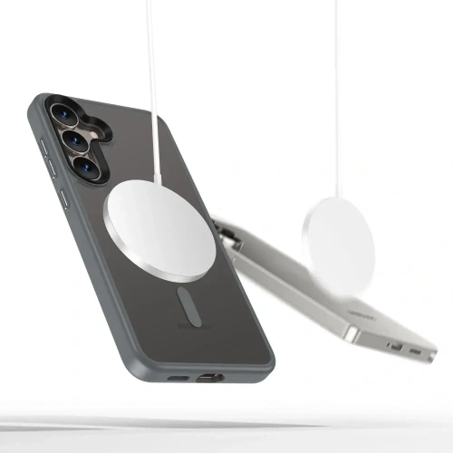 Etui Tech-Protect Magmat MagSafe Galaxy S25 Matte Titanium
