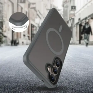 Wholesale Tech-Protect Magmat MagSafe Galaxy S25 Matte Titanium - THP4039 - {ean13} - Hurt