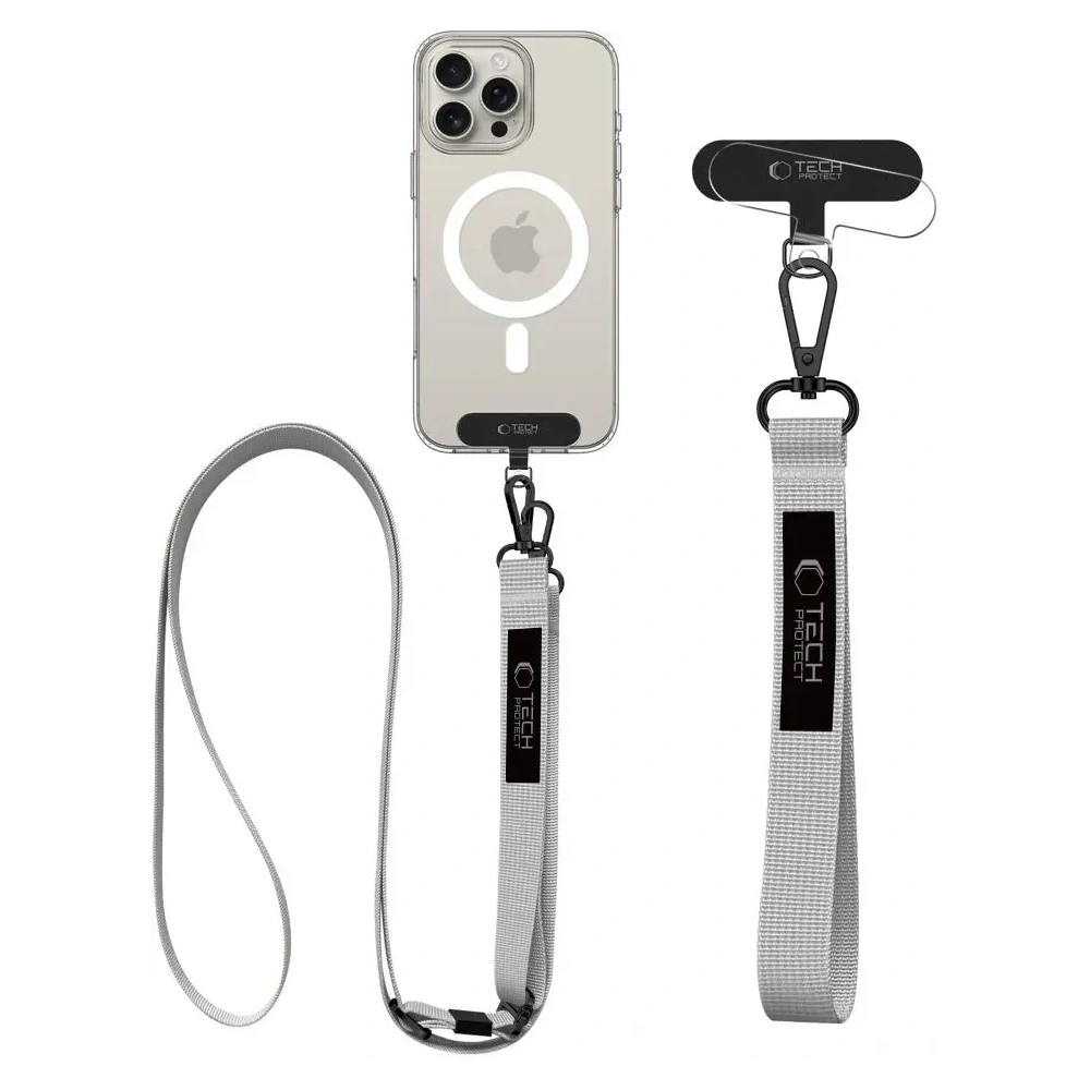 Hurtownia GSM - Tech-Protect C6S Curea de umăr Rope Culoare gri creion - THP4043 - {ean13} - Hurt