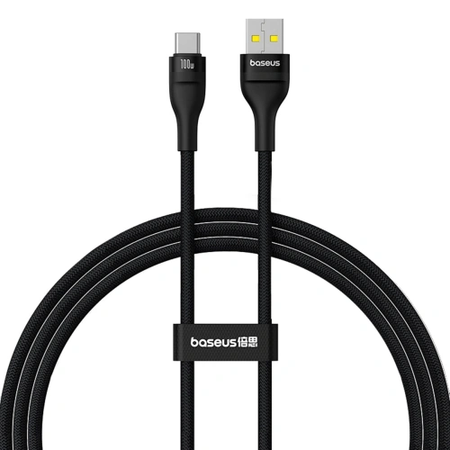Kabel Baseus Flash 2 USB-A / USB-C 100W 1m czarny